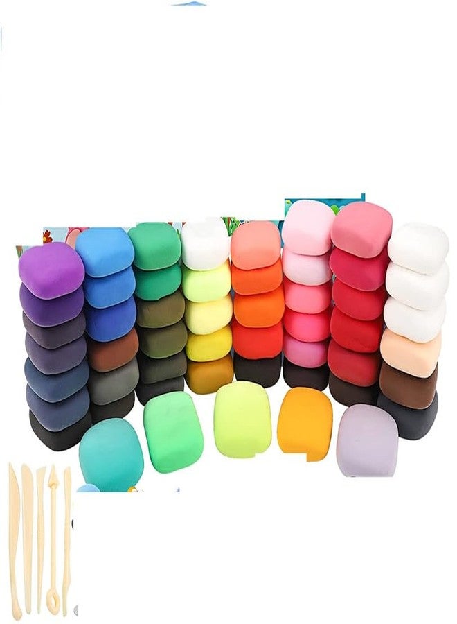 Eclet (Pack of 12) Air Dry Clay, Colorful Children Soft Clay, Creative Art Crafts, Gifts for Kids-Multi Color. Non-Toxic Modeling Magic Fluffy Foam Bouncing Clay Putty Kit for Kids with Tools .140 - Image 1